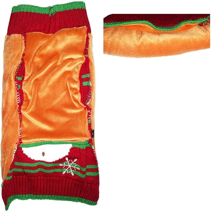 NACOCO Dog Snow Sweaters Thick Snowman Sweaters Xmas Dog Holiday Sweaters New Year Christmas Sweater Pet Clothes for Small Dog and Cat(Thick Snowman, XXL)