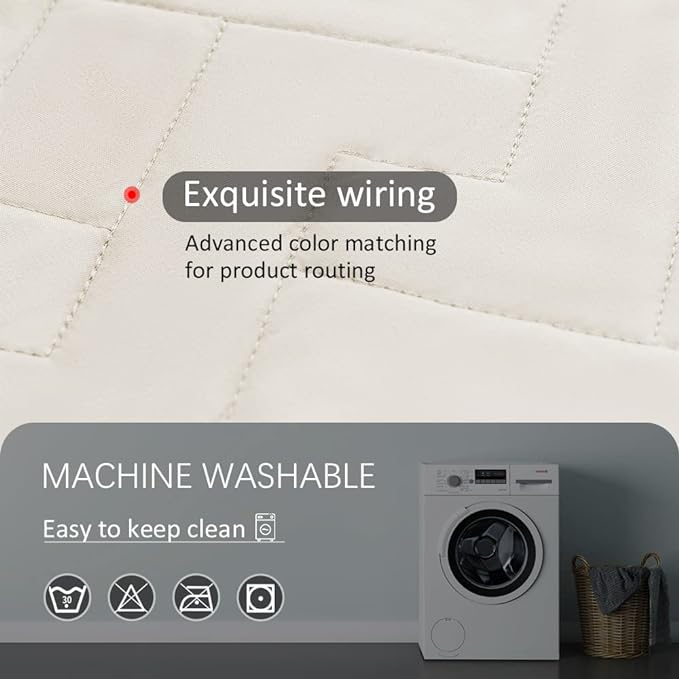 fuguitex Waterproof Dog Bed Cover Couch Cover for Pet Anti-Slip Cat Mat Pet Pad Blanket for Sofa Chair Recliner Bed Furniture Protrctor