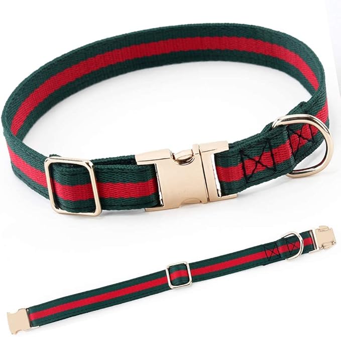Premium Dog Collar, Cute Dog Collars Luxury Style, Durable Pet Collars with Metal Buckle Safety for Big Dogs