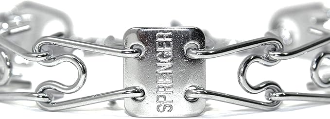 Herm Sprenger Prong Dog Training Collar Ultra-Plus Chrome Plated Steel Pet Pinch No-Pull for Dogs Anti Pull Made in Germany 2.25mm x 13in Small