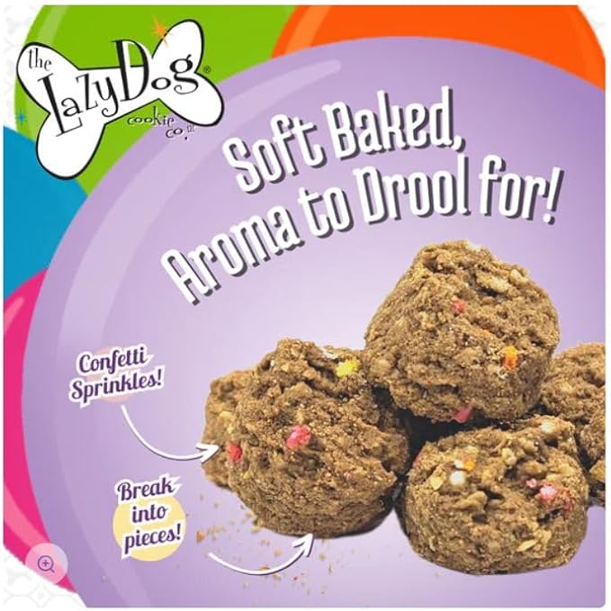 The Lazy Dog Cookie Co. Ultimate Birthday Celebration Kit for Dogs. Includes Special Day Pie, Bag of Birthday Cake Bites, Make at Home Ice Cream and Can of The Newly Released Pup-Pop
