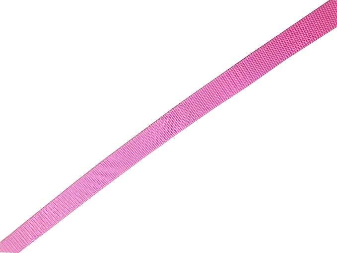 Adjustable Nylon Dog Collar, pet Collar 1 Inch 3/4 Inch 5/8 Inch Wide, for Large Medium Small Dogs (S(5/8" x 11-16"), Pink)