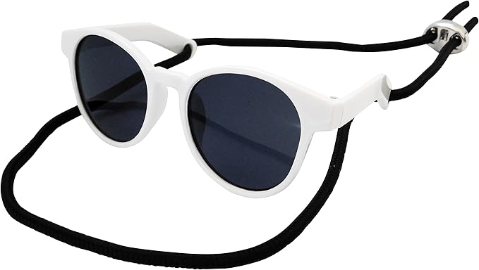 G014 Dog Cat Pet Panto Round Sunglasses for Small Breeds up to 15lbs (Panto White)