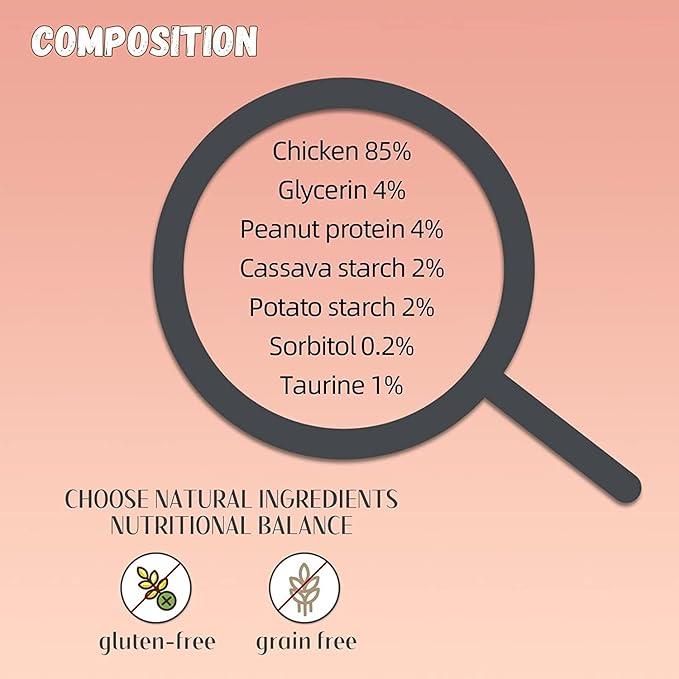 Chicken Jerky Tenders, Healthy Natural Dog Treats Rawhide-Free Grain-Free Chicken Jerky for Dogs High Protein Training Treats Snacks for Small Medium Large Dogs 12 Counts