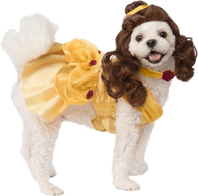 Rubies Disney Princess Pet Costume, Belle, Small for Themed Parties and Halloween