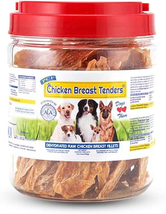 Pet Center Dpc88454 Chicken Breast Tenders Dog Treat, 1-Pound
