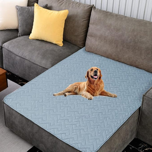 fuguitex Waterproof Dog Bed Cover Couch Cover for Pet Anti-Slip Cat Mat Pet Pad Blanket for Sofa Chair Recliner Bed Furniture Protrctor