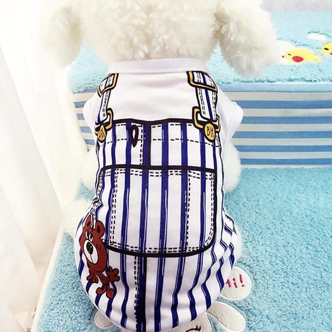 Small Dog Clothes for Boys Dogs Shirts Cat T Shirts Security French Bulldog Clothes Cute Oufits Doggy Apparels Yorkie Costume