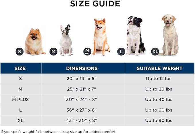 Bedsure Washable Dog Bed for Medium Dogs - Cute Furry Puppy Beds, Rectangle Orthopedic Corduroy Fleece Pet Beds with Removable Zipper Cover, 30x24x8inches, Copper Brown