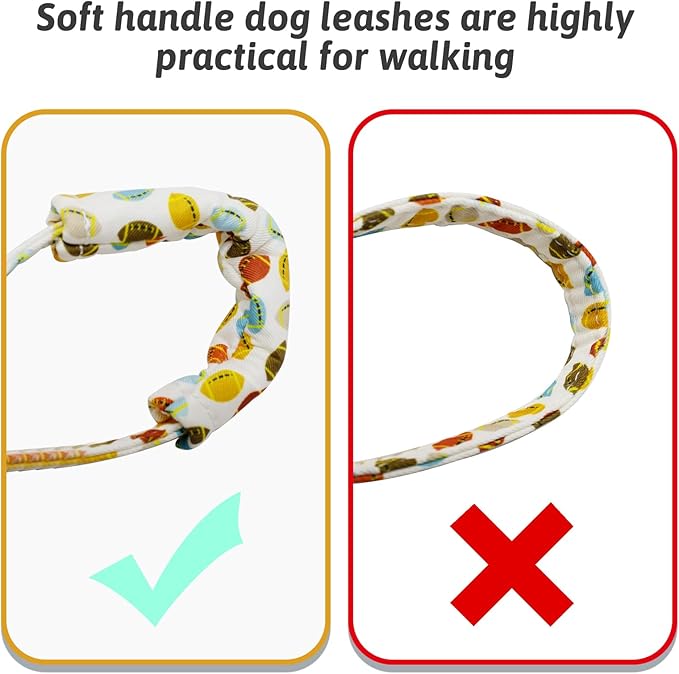 Dog Collar and Leash Set Girls Adjustable Puppy Collars with Floral Bow Tie for Small Medium Large Female Dogs, Rugby, S