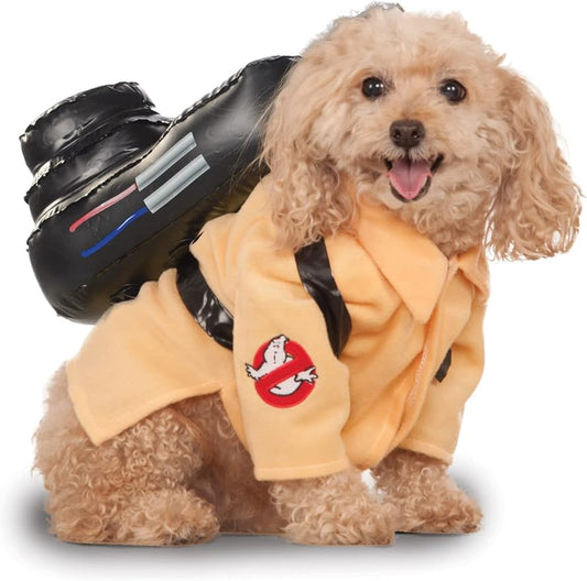 Rubies Ghostbusters Movie Pet Costume Jumpsuit, Small for Themed Parties and Halloween