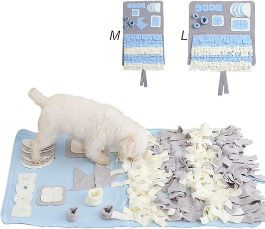 Snuffle Mat for Dogs, M Size 23.6" x 39.4" for Small/Medium Breed Dogs, Non-Slip&Durable&Machine Washable Interactive Sniff mat for Pets, Encourage Pet’s Natural Foraging Skills.