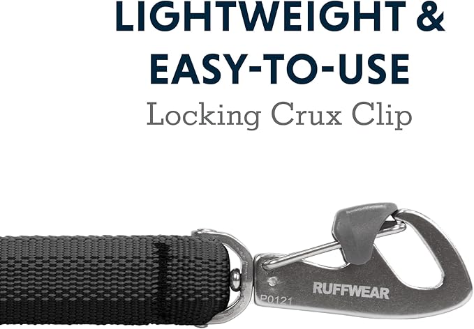 Ruffwear, Front Range Dog Leash, 5 ft Lead with Padded Handle for Everyday Walking, Basalt Gray