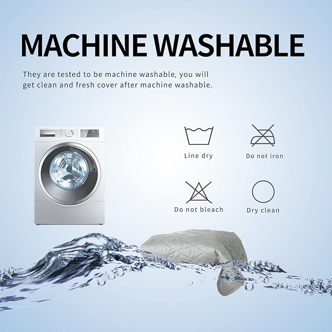 Easy-Going 100% Waterproof Dog Bed Cover, Non-Slip Pet Blanket for Furniture, Washable Couch Cover, Repleasement Sofa Cover (30X70 in, Light Gray)