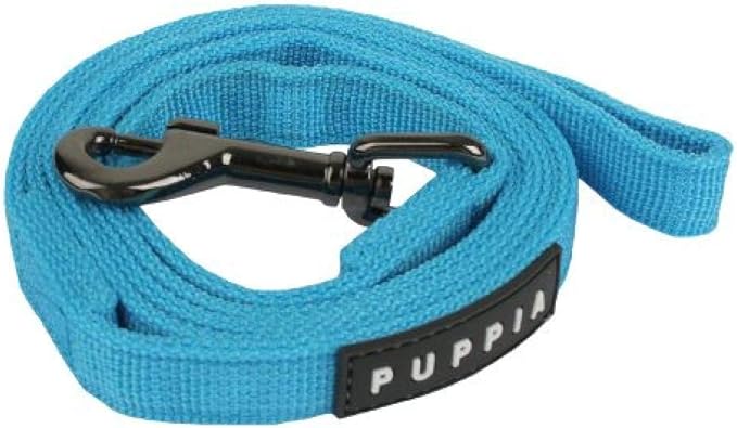 Puppia Two Tone Dog Lead Strong Durable Comfortable Grip Walking Training Leash for Small & Medium Dog, Wine, Large
