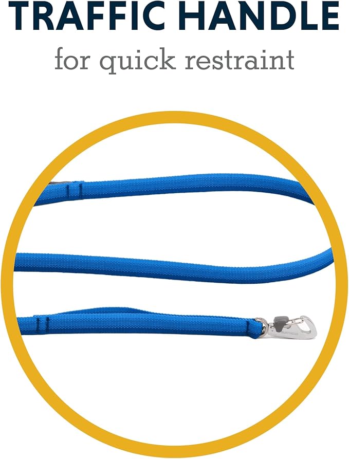 Ruffwear, Front Range Dog Leash, 5 ft Lead with Padded Handle for Everyday Walking, Coastal Fade