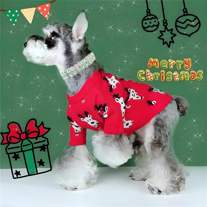 Green Pearl Dog Collars, Beaded Cat Collar Pu Leather Puppy Necklace with Crystal Rhinestone Diamond for Girl Kitten XXSmall Small Medium Female Dogs Jewelry Wedding & Birthday Party, S