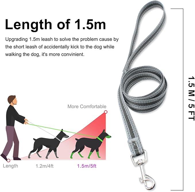 Puppy Harness and Leash Set - Dog Vest Harness for Small Dogs Medium Dogs- Adjustable Reflective Step in Harness for Dogs - Soft Mesh Comfort Fit No Pull No Choke (L, Camouflage Green)