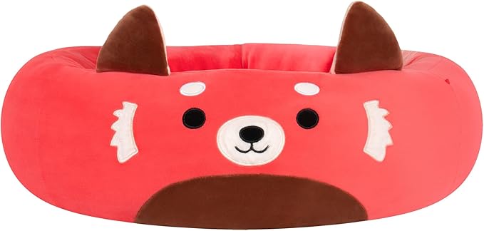 Squishmallows Original 30-Inch Cici The Red Panda Pet Bed - Large Ultrasoft Official Plush Pet Bed for Dogs and Cats