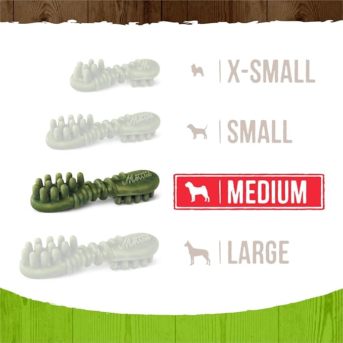 Merrick Fresh Kisses Natural Dental Chews Infused With Coconut And Botanical Oils For Medium Dogs 25-50 Lbs - 22 ct. Box