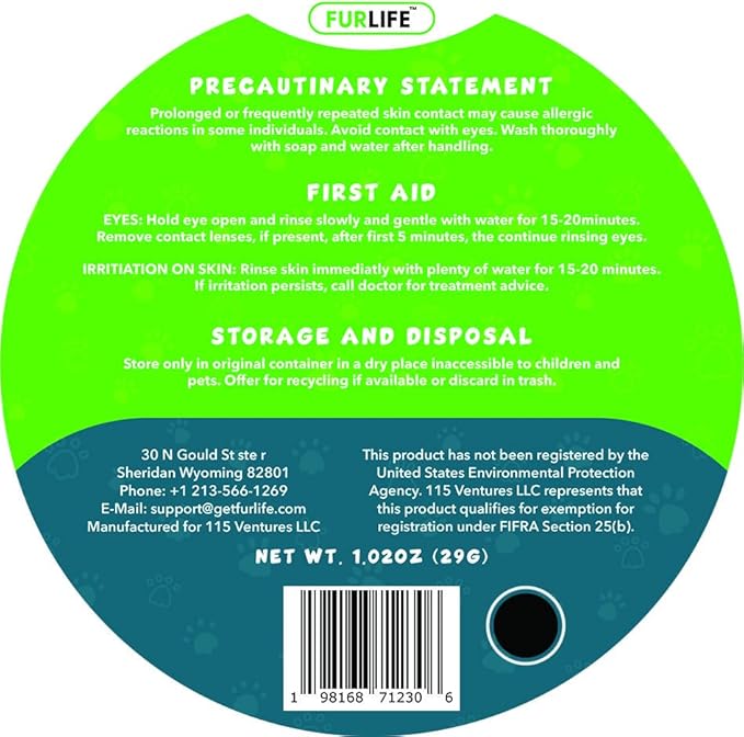 FurLife Flea and Tick Collar for Dogs – Waterproof Black Dog Collar, Pet Supplies for Tick and Flea Prevention for Dogs, Safe for All Breeds