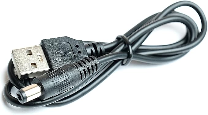 DogRook DC5.5 Cable for Charging - Replacement Part for Tablet, Led and Training Collar - Charging Cable with 5v Bark Collar Charger