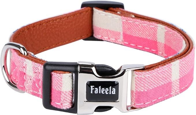 Faleela Soft &Comfy Bowtie Dog Collar,Detachable and Adjustable Bow Tie Collar,for Small Medium Large Pet (Small (Pack of 1), Pink)