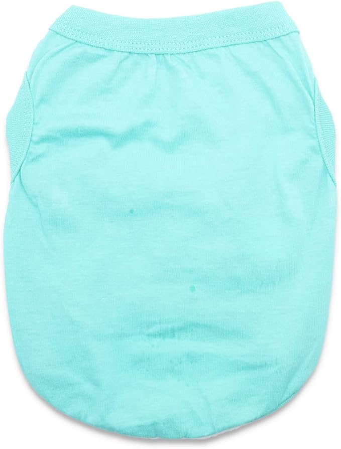 6 Pack Yorkie Clothes Plain Extra Small Dog T Shirt 100% Cotton Solid XS Puppy Clothes Blank Chihuahua Clothes Girl Puppy Tshirt for Boy Dogs Shirts Pet T-Shirt for Small Dogs Cats, Medium