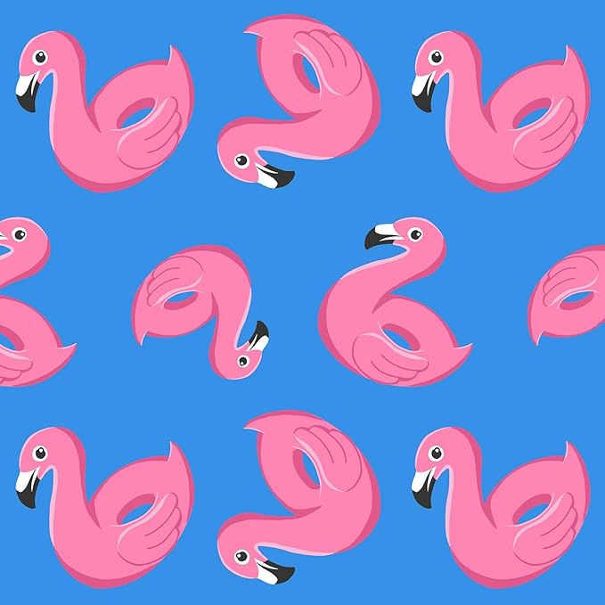 HDE Dog Swim Trunks Hawaiian Board Shorts Beach Pool Swimsuit for XS to XXL Dogs Flamingos - XL