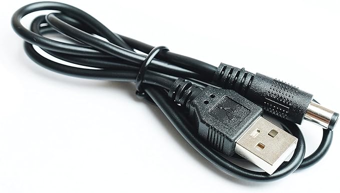 DogRook DC5.5 Cable for Charging - Replacement Part for Tablet, Led and Training Collar - Charging Cable with 5v Bark Collar Charger