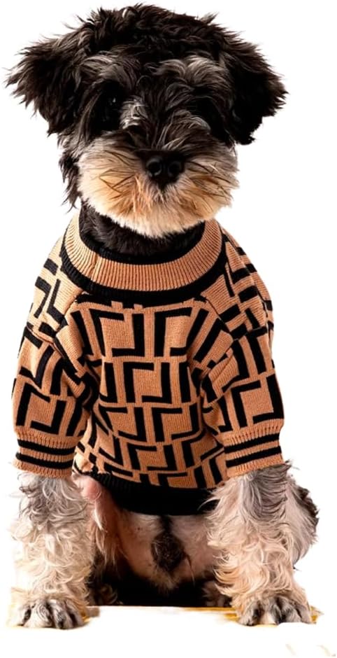 Designer Dog Clothes Sweater Shirt Outfit Small XS Teacup Cute Dogs Puppies French Bulldog Dachshund Chihuahua Cats Maltese Boy Girl (X-Large, Furdi)