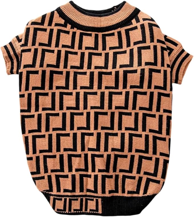 Designer Dog Clothes Sweater Shirt Outfit Small XS Teacup Cute Dogs Puppies French Bulldog Dachshund Chihuahua Cats Maltese Boy Girl (Large, Furdi)