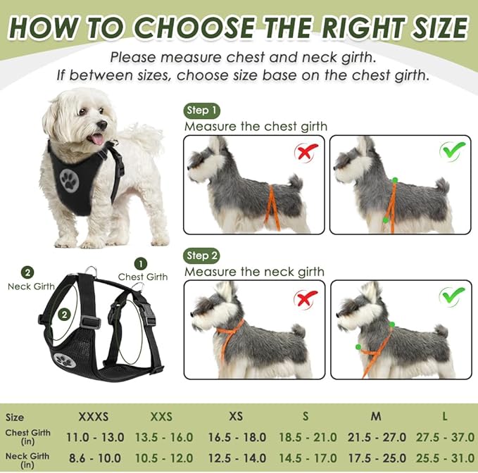 SlowTon Dog Seat Belt Harness for Car, Dog Car Harness Adjustable Mesh Breathable & Dog Seatbelt Safety Tether with Elastic Bungee for Small Medium Large Pets(Black, Single Clip, S)