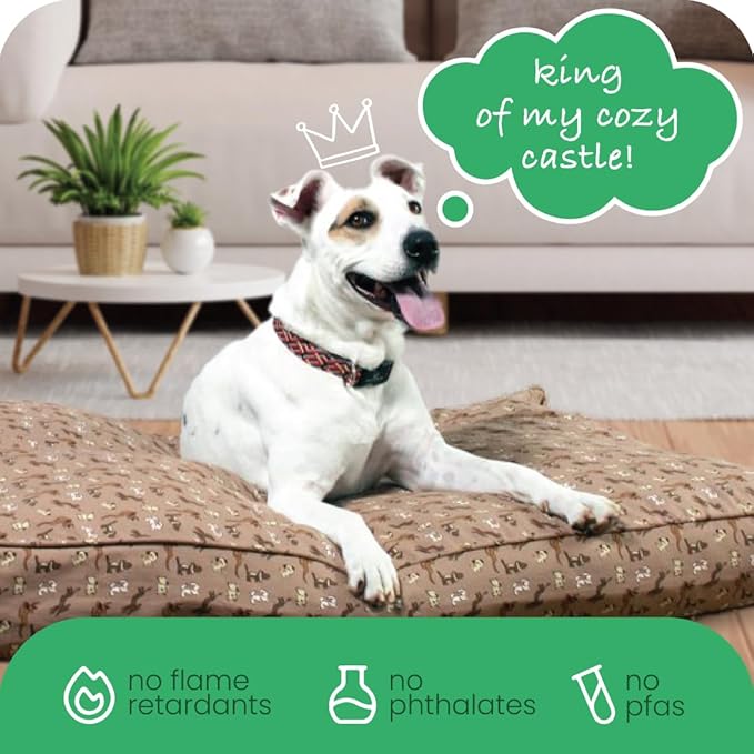 Molly Mutt Washable Dog Bed Cover, Cotton Dog Bed Cover, Daysleeper, Small