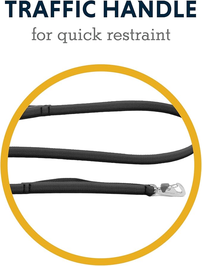 Ruffwear, Front Range Dog Leash, 5 ft Lead with Padded Handle for Everyday Walking, Basalt Gray