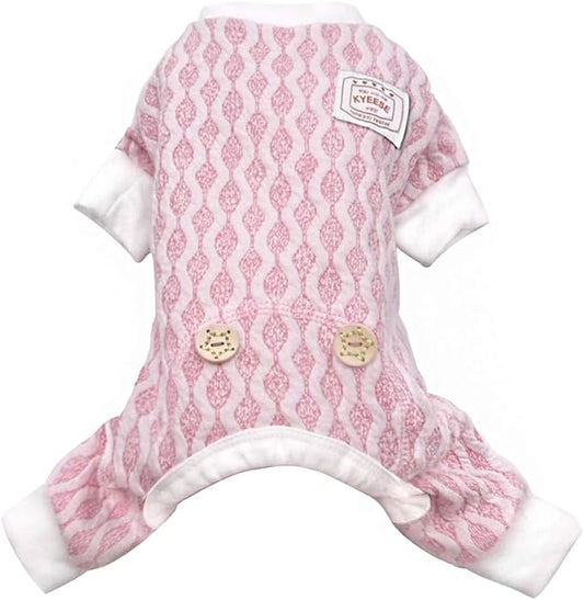 KYEESE Dog Pajamas Medium Dog Pjs Onesie 4 Legs Jumpsuits Dog Apparel