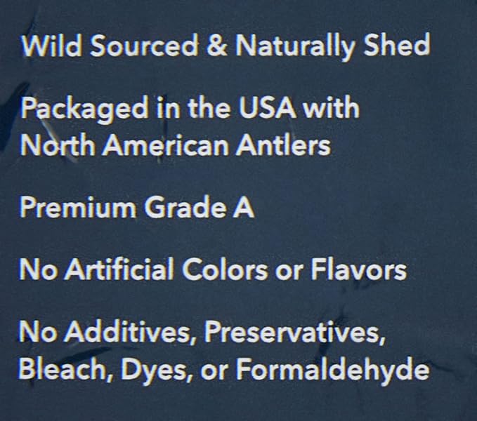 Amazon Brand - Wag Dog Deer Antler Chew, Naturally Shed, Whole, 9 - 10.5 inches, Long Lasting for Aggressive Chewers, X-Large, Best for Dogs over 45 lbs