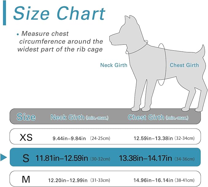 Dog Harness for Small Dogs and Leash Set, Honeycomb Grid, Reflective Lightweight Harness & Anti-Twist Pet Lead (Multi Color, Size: XS-S-M) (S, Blue)