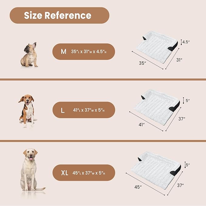 Calming Large Dog Bed for Couch, 41 x 37 inch Removable Couch Cover for Dogs Washable, Non-Slip Fluffy Plush Dog Sofa Mat for Furniture Protector - Grey