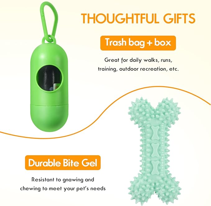 Dog Harness Adjustable Reflective Easy Control for Medium/Large Dog Harness with A Free Heavy Duty 5ft Dog Leash (Neck: 18,5"-25", Chest: 21"-27.9")(Yellow, Large)