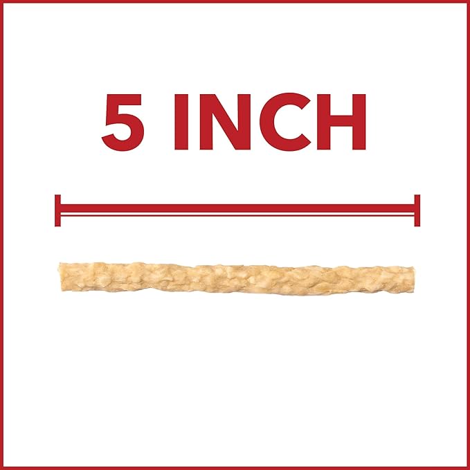 Pet Factory American Beefhide 5" Munch Mini Rolls Dog Chew Treats - Natural Flavor, 40 Count/1 Pack