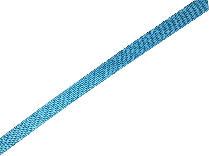 Adjustable Nylon Dog Collar, Nylon pet Collar 1 Inch 3/4 Inch 5/8 Inch Wide, for Large Medium Small Dogs (M(3/4" x 14-21"), Sky Blue)