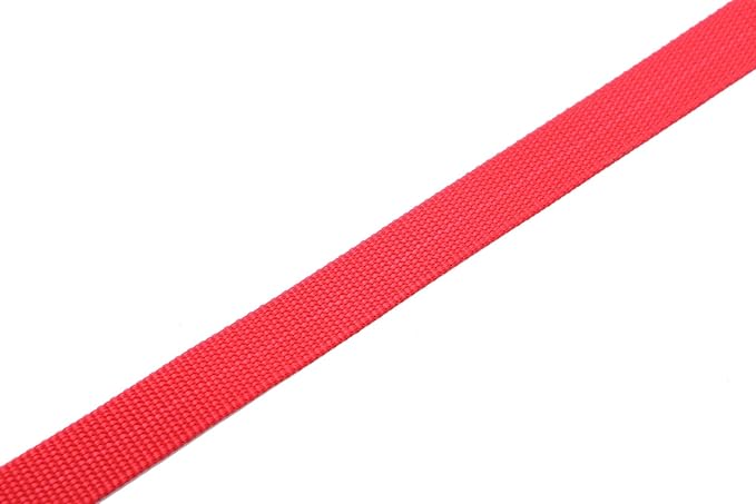 Adjustable Nylon Dog Collar, pet Collar 1 Inch 3/4 Inch 5/8 Inch Wide, for Large Medium Small Dogs(5/8 Inch, Red)