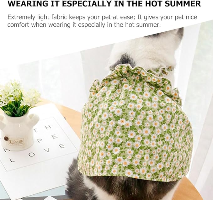 Floral Dog Dress Dogs Cats Cute Princess Puppy Kitten Skirt Pet Clothes Chihuahua Yorkies Dog Birthday Dress Spring Outfits Pets