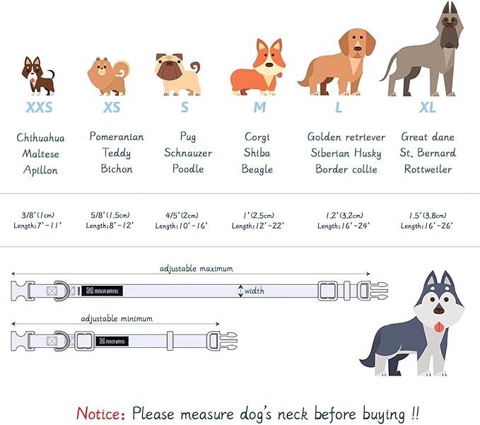 Maca Bates Checkered Mint Blue Dog Grid Collar for Small Dogs Adjustable Plaid Collars Accessories Gift for Small Medium Large XL Puppy with Golden Metal Buckle