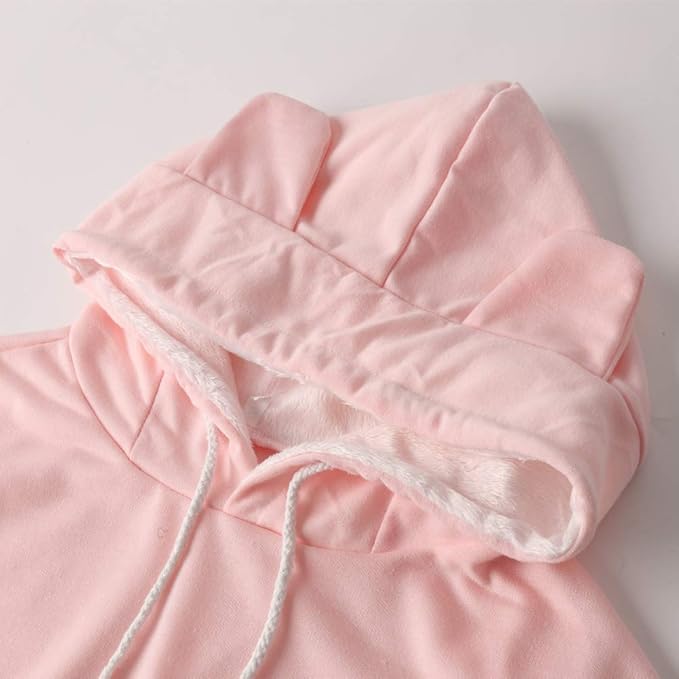 Unisex Pet Carrier Hoodie Cat Dog Pouch Holder Sweatshirt Shirt Top