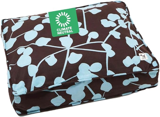 Molly Mutt Medium To Large Dog Bed Cover - Your Hand In Mine Print - Measures 27”X36”X5’’ - 100% Cotton - Durable - Breathable - Sustainable - Machine Washable Dog Bed Cover