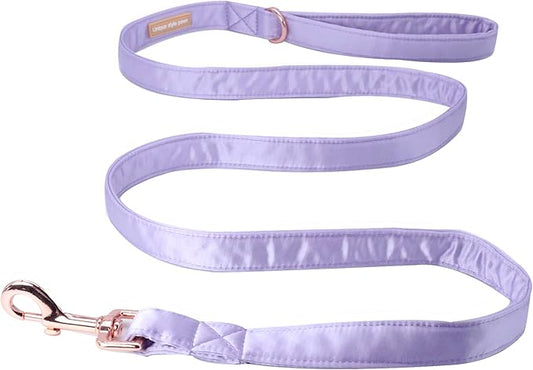 Unique style paws Silk Dog Leash Durable Dog Leashes with Welded D-Ring Comfortable Handle for Small Medium Large Dogs