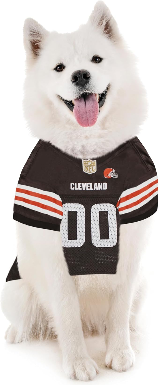 Pets First Cleveland Browns Dog Jersey - Medium, Licensed Football Jersey Costume for Pets