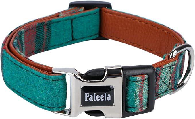 Faleela Cute Soft Girl Dog Collar with Bow, Bowtie Dog Collar for Boy,Detachable Adjustable Collar for Small Medium Large Pet